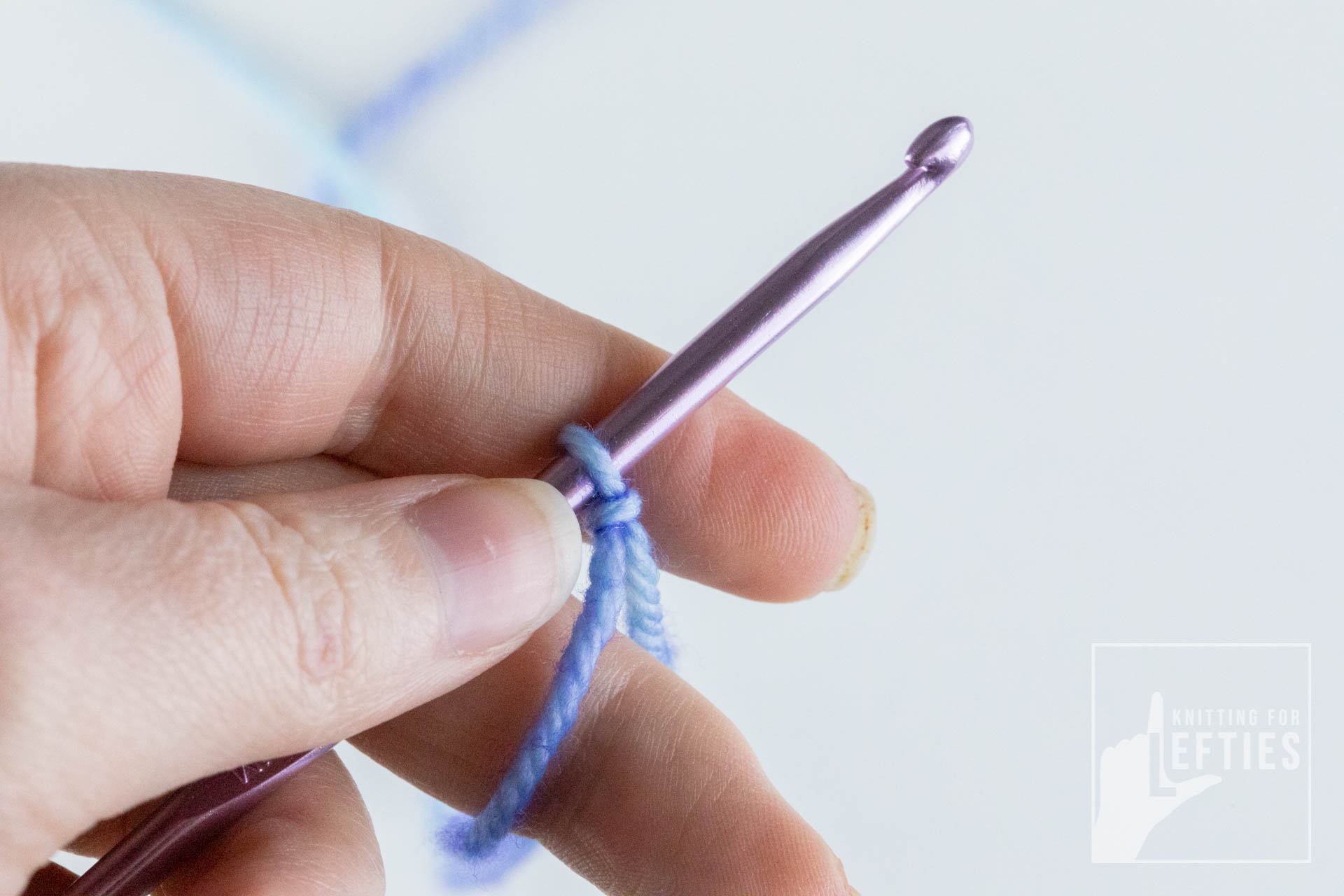 Chain Cast On Knitting For Lefties