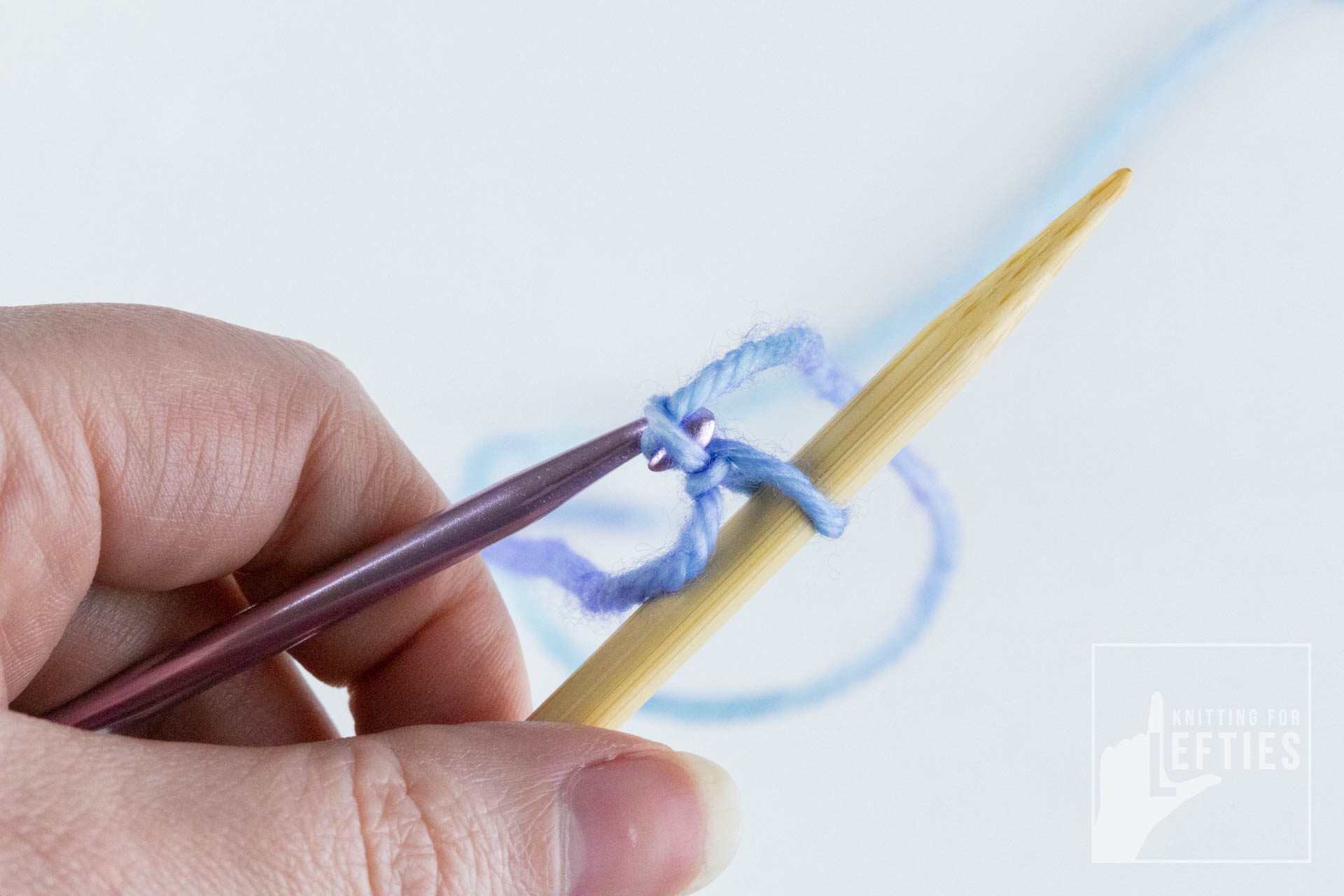 Chain Cast On Knitting For Lefties